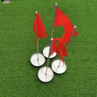 Bộ lỗ và cờ đế inox tập golf