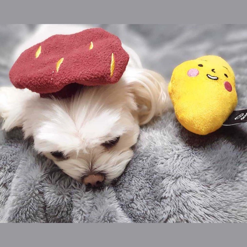 Đồ Chơi Nhồi Bông Hình Chú Chó Đáng Yêu Cho Cún Cưng