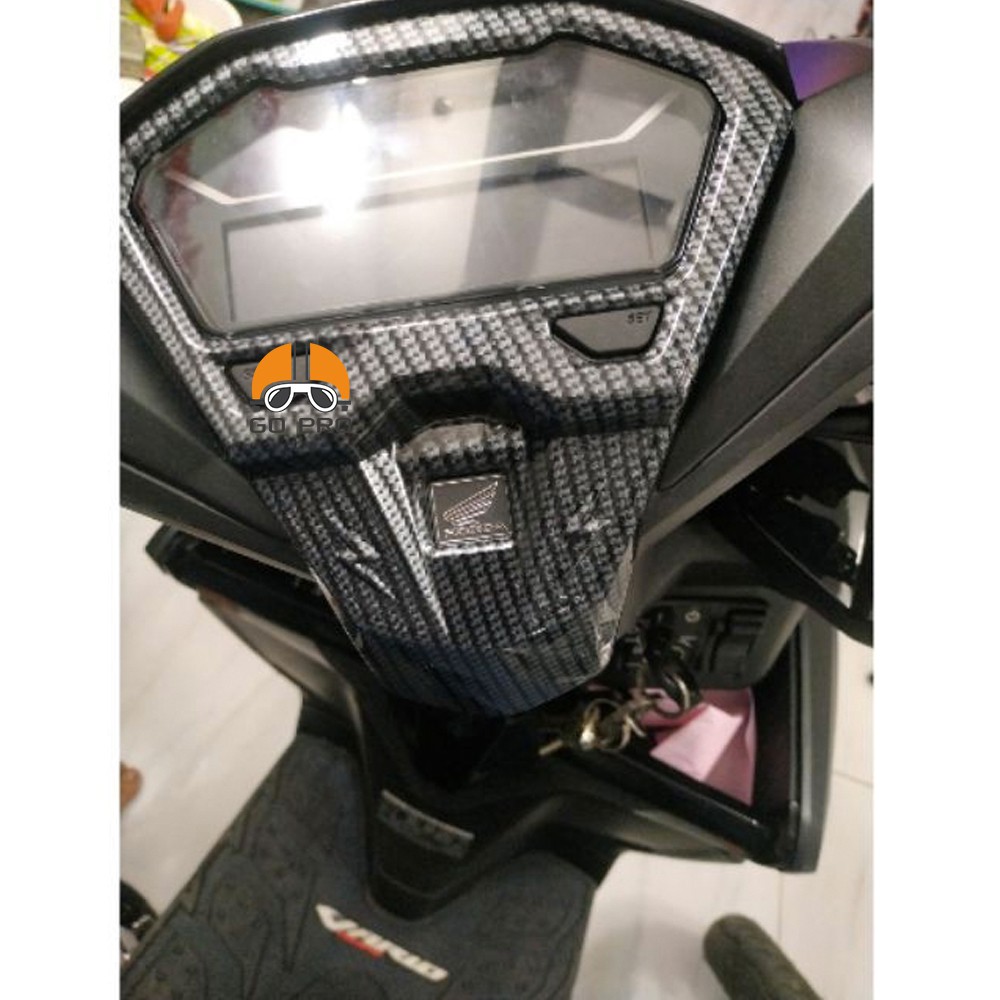 Ốp Viền Đồng Hồ VARIO 2018 - 2019 Nhựa Xi