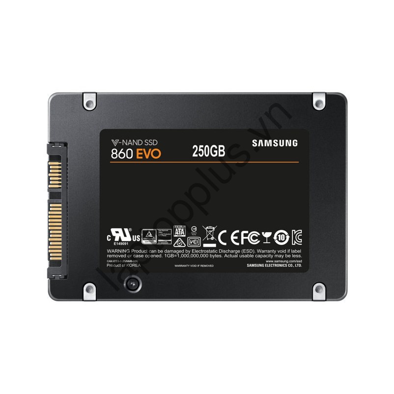 Ổ Cứng SSD Samsung 860 Evo 250GB 2.5-Inch SATA III - Box Anh (Đen) - BẢO HÀNH 3 NĂM