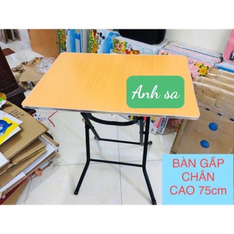 Bàn gấp chân cao 75cm sơn tĩnh điện siêu bền