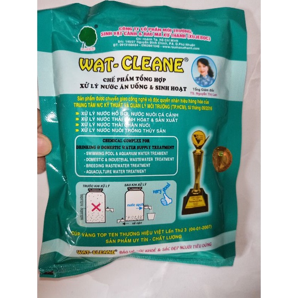 1gói- XỬ LÍ NƯỚC SÔNG cho sinh hoạt & ăn.uống