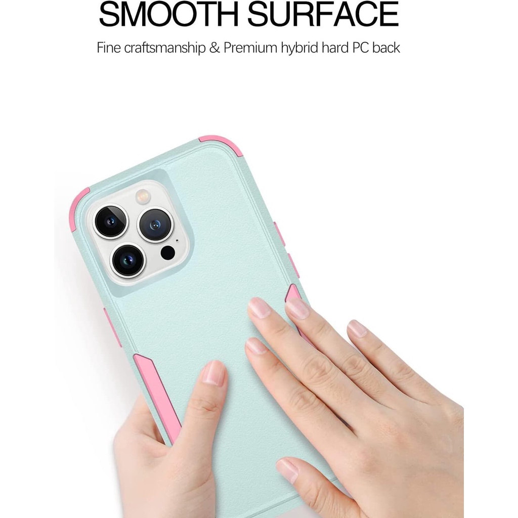 Ốp Điện Thoại pc Cứng Viền tpu Dẻo 3 Trong 1 Chống Sốc Cho iphone 15 pro max / 14 pro max / 13 pro max / 12 pro max / 11 pro max / se 2022