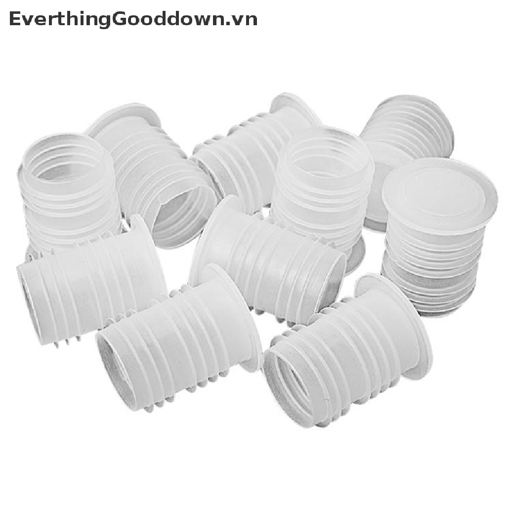 Set 10 Nút Chặn Chai Rượu Vang Bằng Thủy Tinh Tiết Kiệm Không Gian