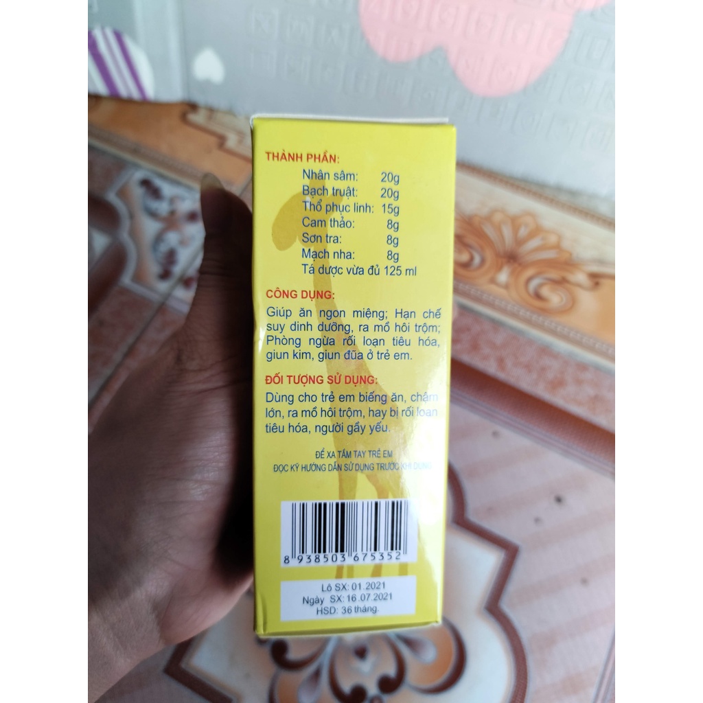 Bổ Tỳ Tiêu Cam Cho Bé Ăn Ngon Tiêu Tốt