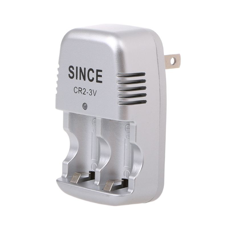 3V Wall Travel Home Wall Charger For CR2 Lithium Rechargeable Battery US Plug