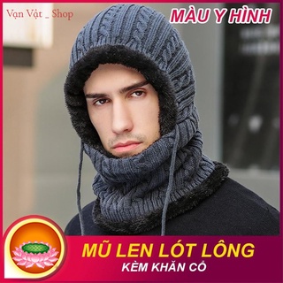 Mũ len nỉ - chùm đầu và cổ thích hợp cho nam,nữ kiểu dáng hàn quốc freeSize giữ ấm mùa đông