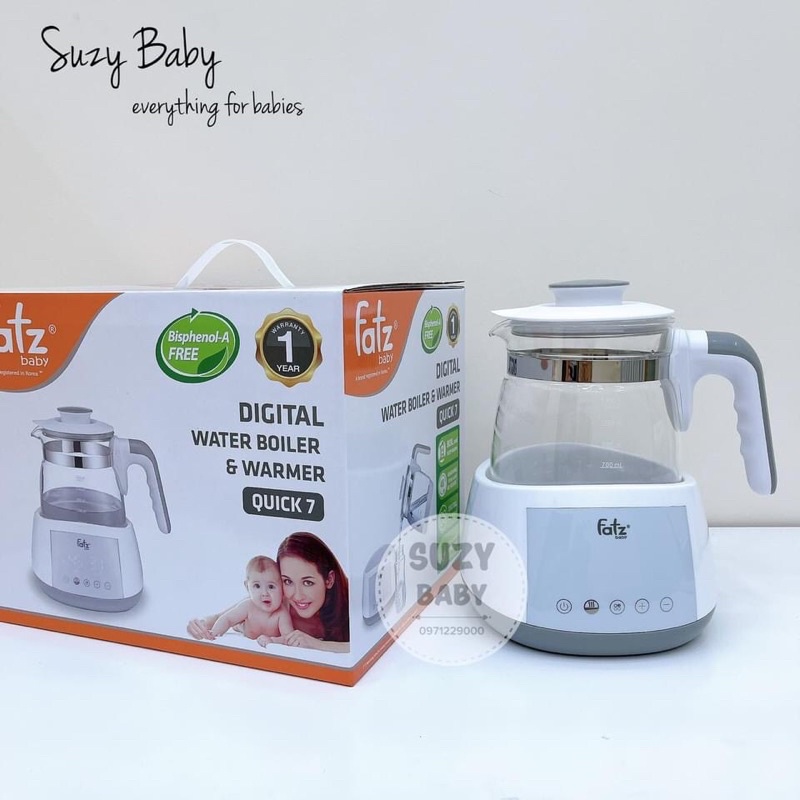 ẤM ĐUN NƯỚC PHA SỮA FATZBABY QUICK 7