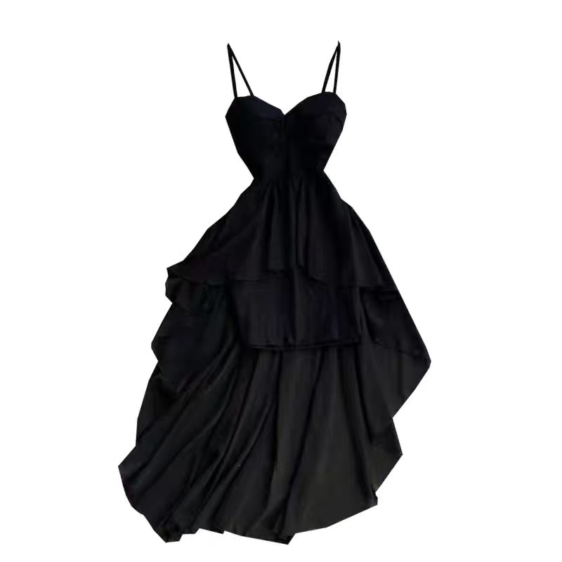 Đầm 2 dây cúp ngực voan đuôi cá form đẹp