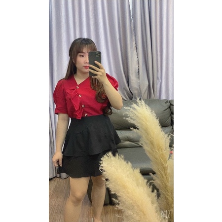 Sét Sơ Mi Khuy Chéo Bigsize 55kg Đến 100kg (L/XL/XXL)