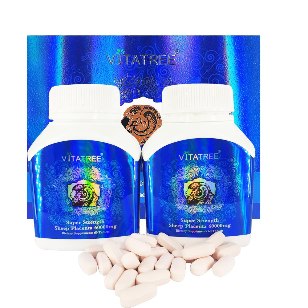 Nhau Thai Cừu Vitatree 60000mg Hộp 120 Viên Úc - Date T9/2022 - Thực phẩm  chức năng sức khỏe | VitaminDep.com