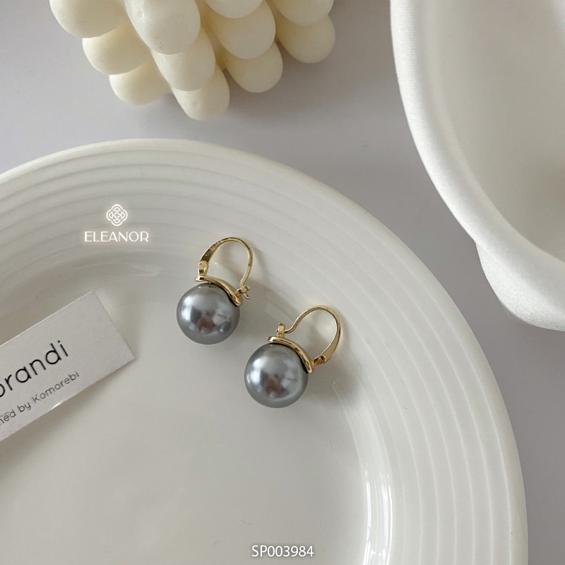 Bông tai nữ chuôi bạc 925 Eleanor Accessories ngọc trai nhân tạo phụ kiện trang sức 3803