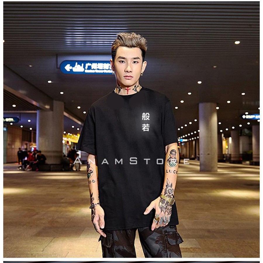 Áo thun phản quang tay lỡ nam nữ ONI07