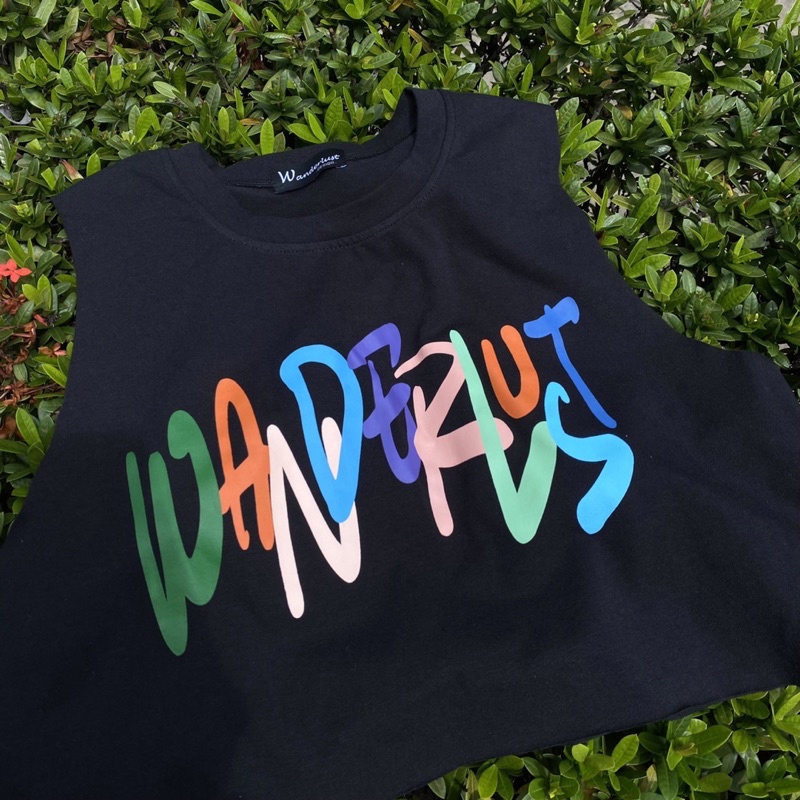 Áo Tanktop Rainbow màu đen
