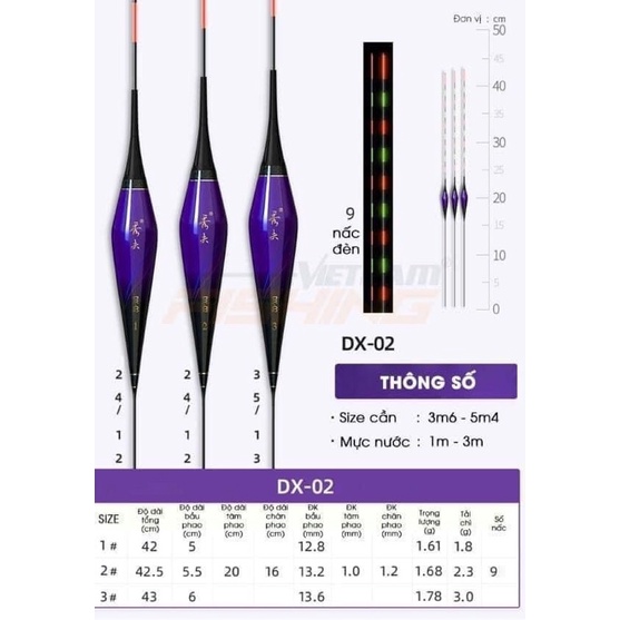 Phao điện câu cá Nano Handing DX- hàng chính hãng