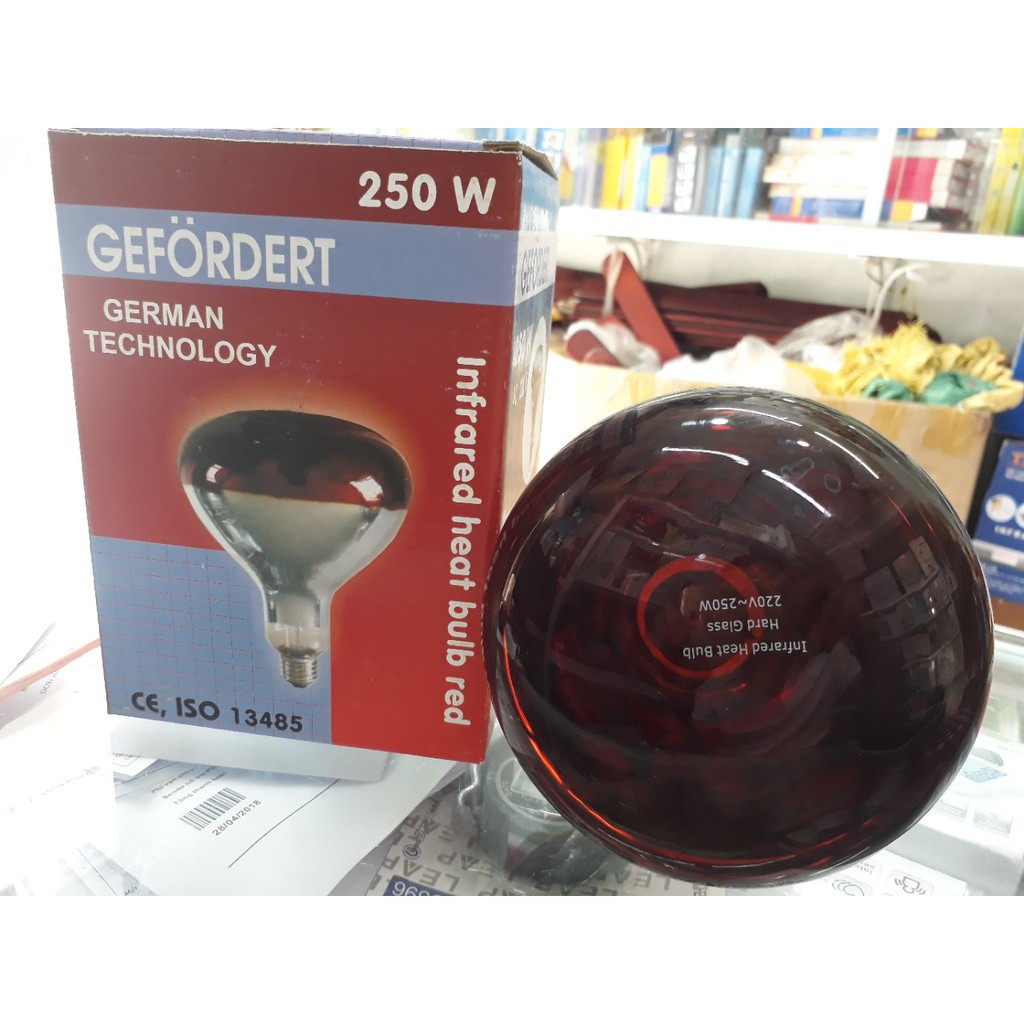 Bóng đèn hồng ngoại GEFORDERT 250W - Công nghệ Đức