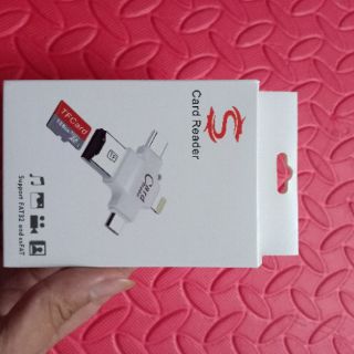 Đầu đọc thẻ 4 in 1 OTG, USB, TYPE - C, IOS Card Reader