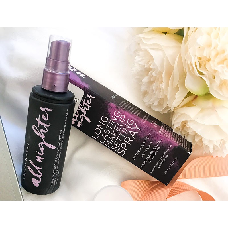 (Mẫu mới) XỊt giữ make up Urban Decay All Nighter Setting Spray phù hợp mọi loại da