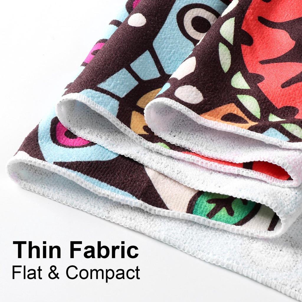 Khăn Tắm Bằng Sợi Nhỏ Chống Cát Chống Thấm Mồ Hôi Dùng Khi Đi Biển / Cắm Trại