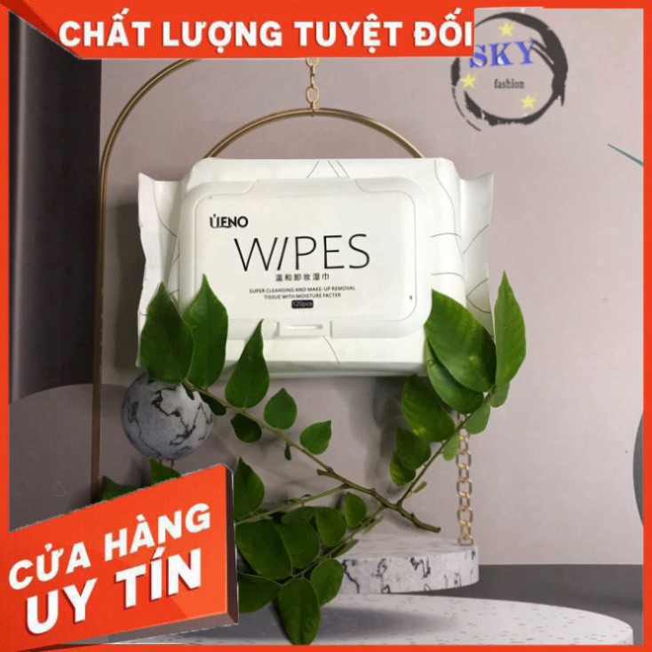 [ Q.Bình Thạnh] Khăn ướt tẩy trang UFNO WIPES 120 tờ hàng cao cấp | BigBuy360 - bigbuy360.vn