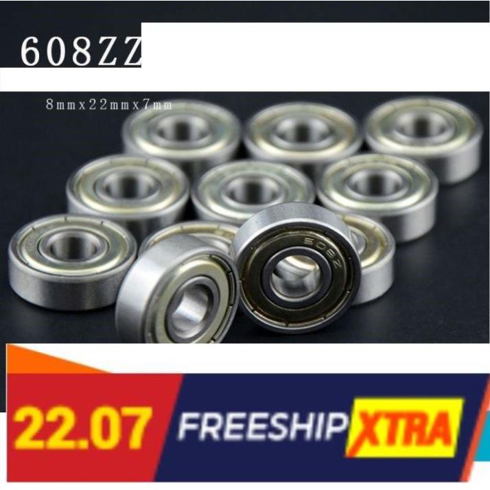 Vòng bi 608z kích thước 8x22x7mm