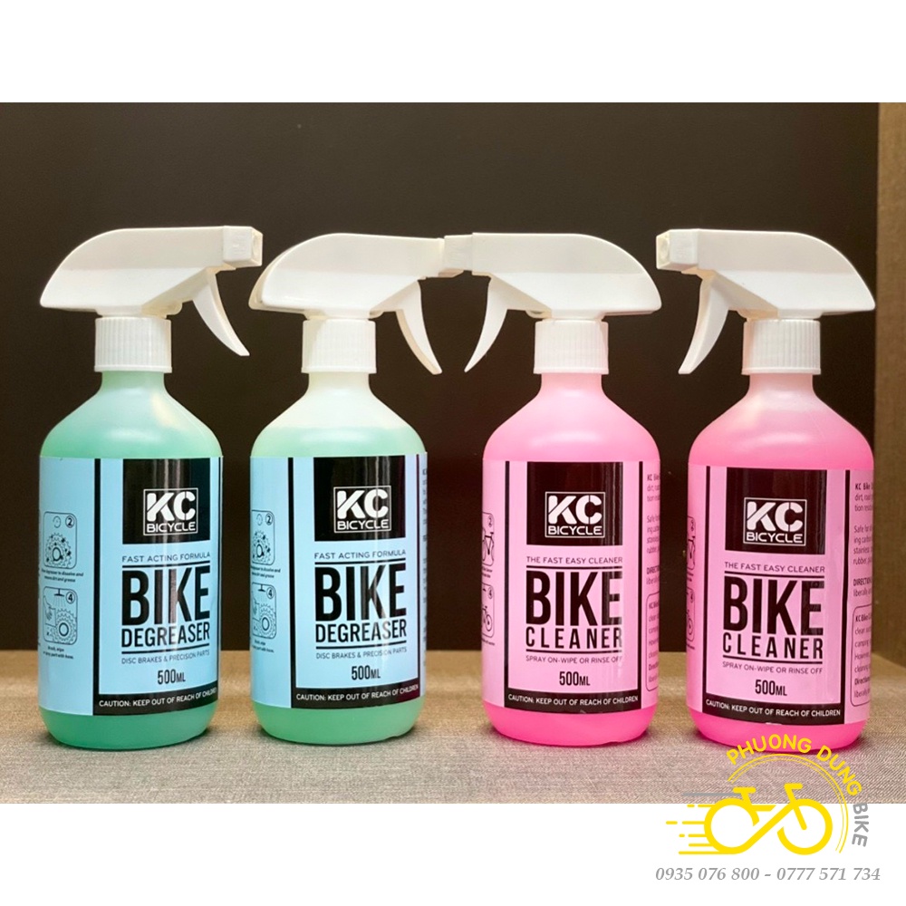 Bình xịt tẩy rửa xe đạp KC BICYCLE 500ml