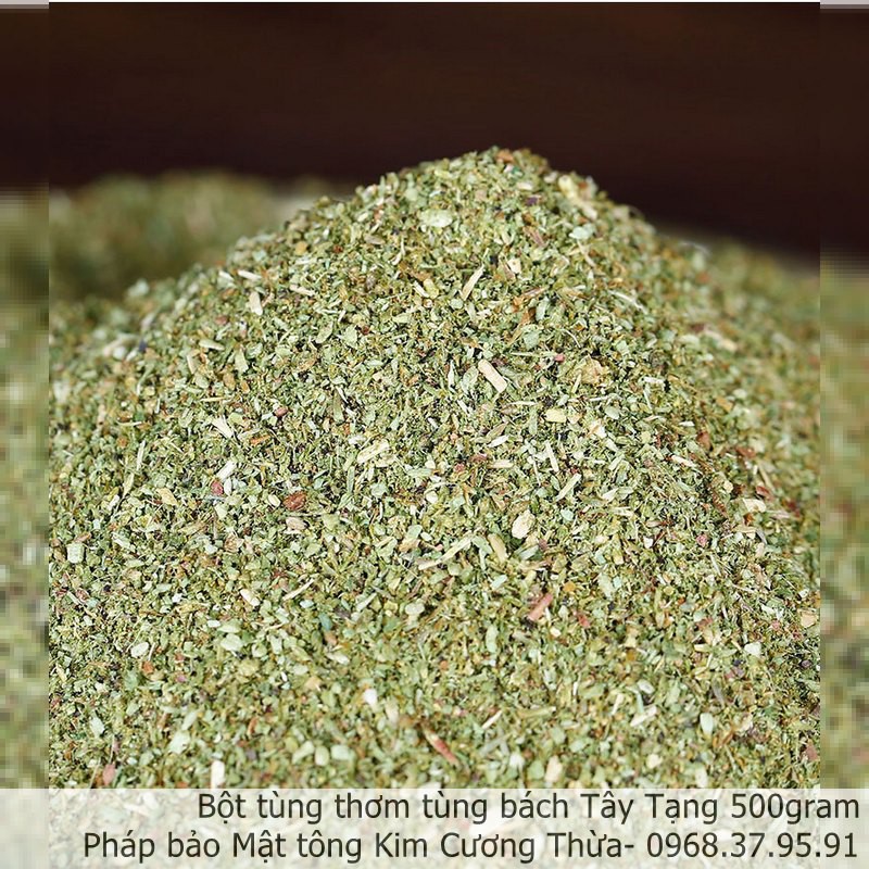 Bột tuyết tùng bách xanh thơm nguyên chất 500gram