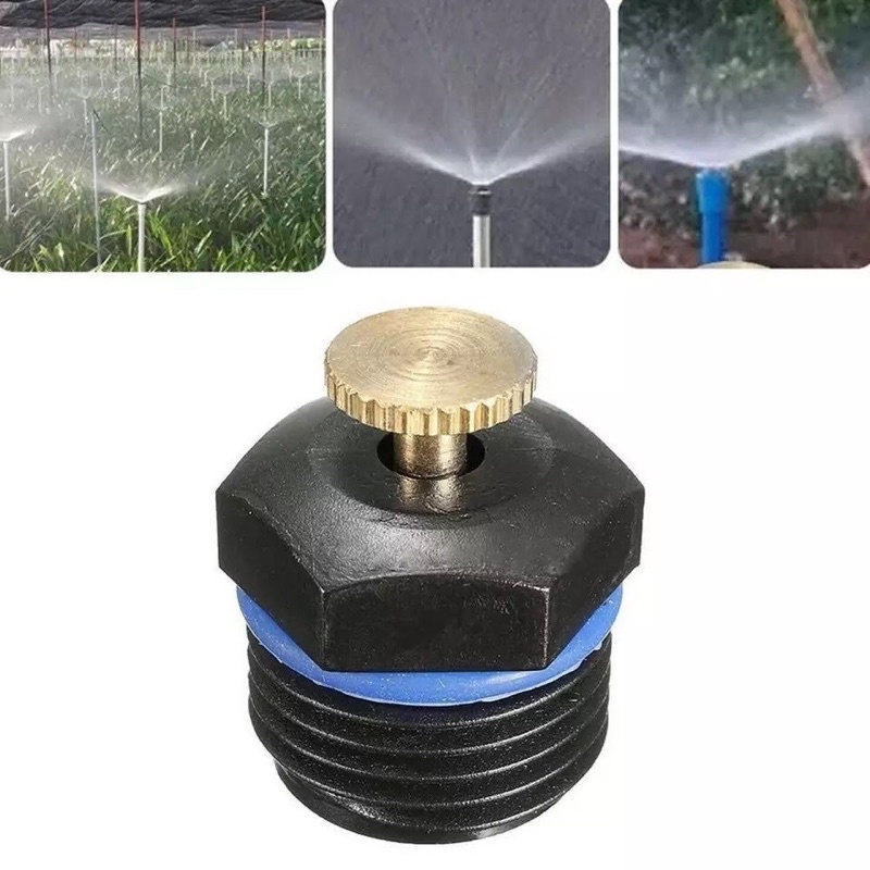 Béc phun mưa chỉnh lưu lượng ren 21mm có núm điều chỉnh bằng đồng