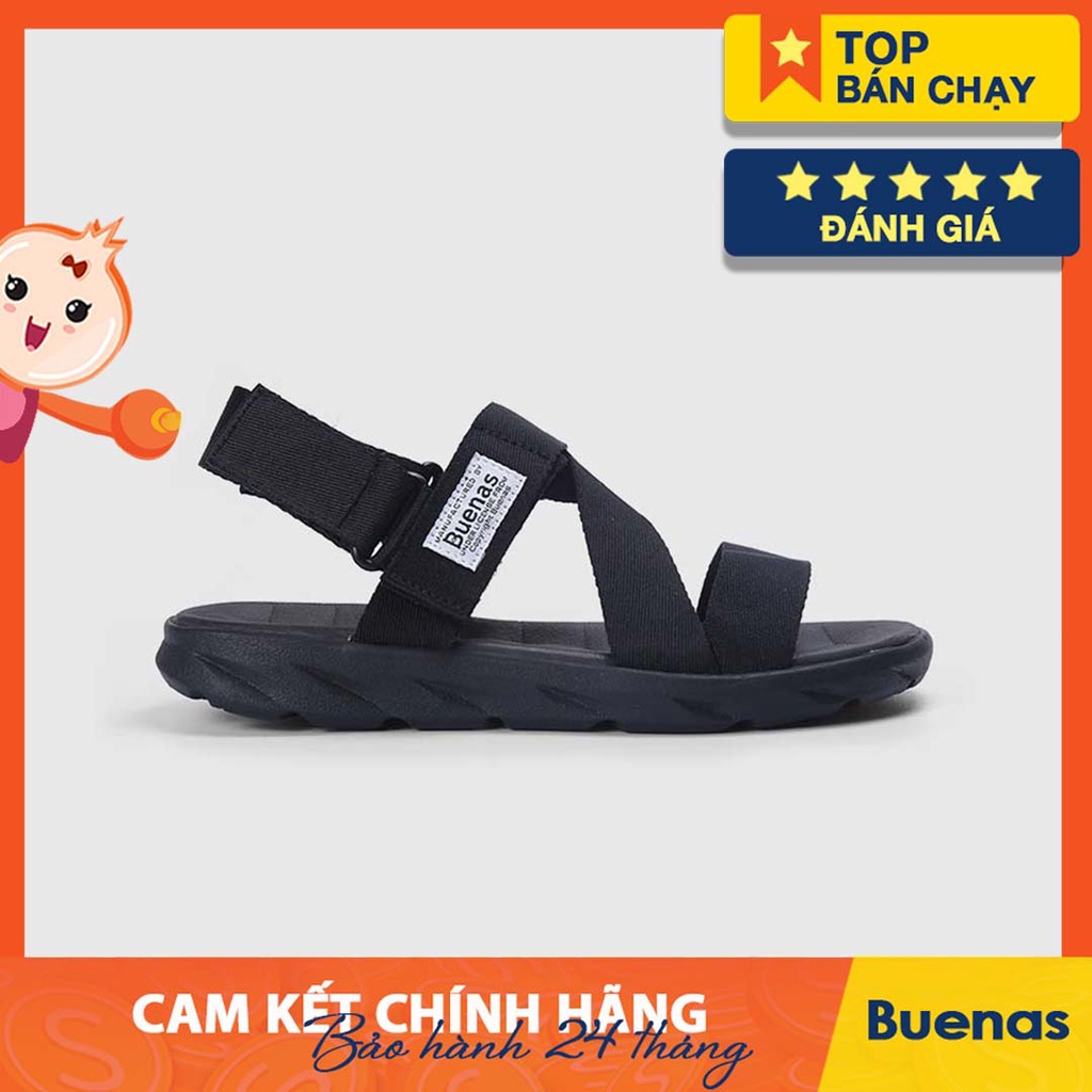 Giày Sandal Nam Nữ S7 - Buenas,  Sandal Nam nữ Đi Học [Chính Hãng-Ảnh thật-Full size 36-43]