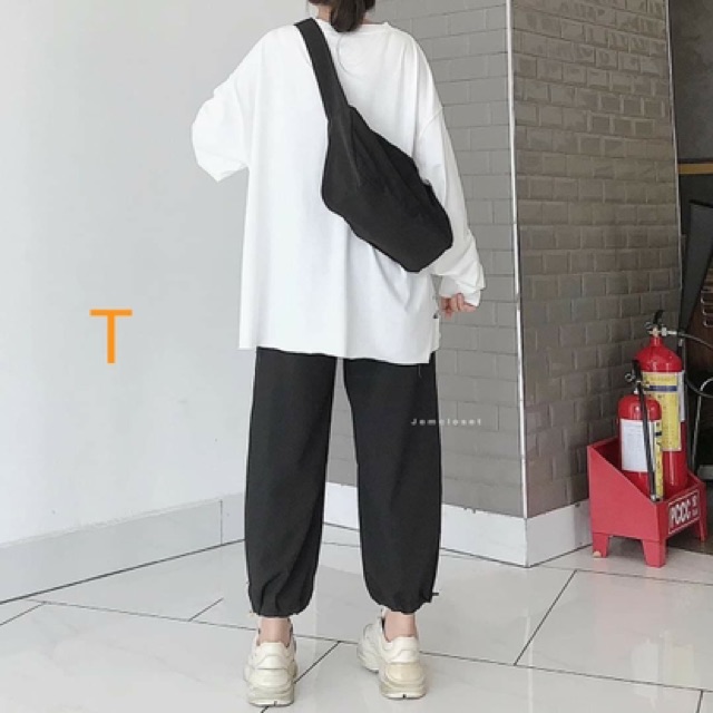 Sét áo COS rách + quần bom trơn TT12