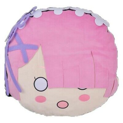 [SEGA] Gối to Re:Zero Sega Starting Life in Another World Beatrice Rem Ram Emilia Face 60cm DX Cushion chính hãng Nhật