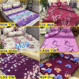 ( CHAT TƯ VẤN MẪU )Bộ ga gối poly Drap 1m6x2m mã hàng M10