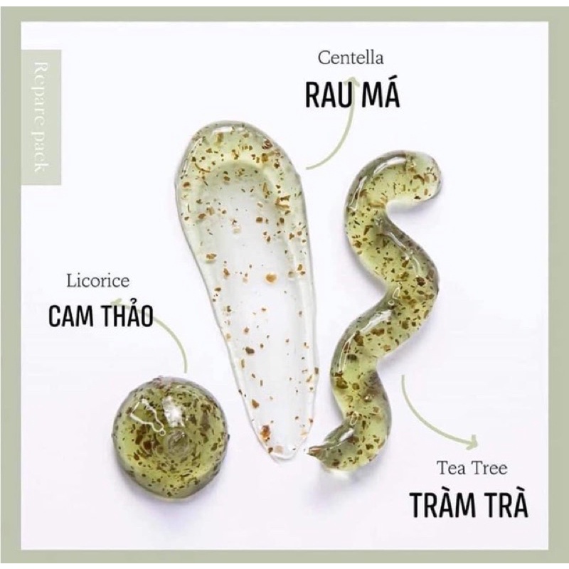 Mask Thạch Imele chứa tới 450.000ppm cây cam thảo + 100.000ppm trà xanh