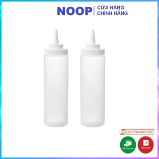Bộ 2 chai nhựa bóp sốt cà chua trong suootsdung tích 330ml Ikea IK76