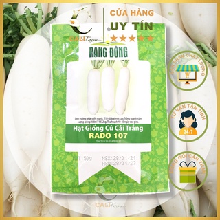Hạt giống củ cải trắng rado 107 gói 50gr