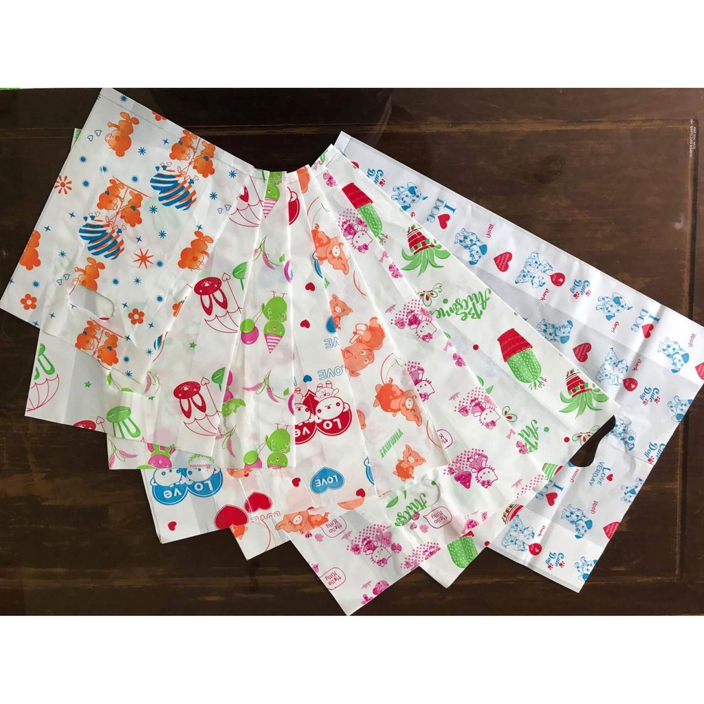 Túi xốp xoài gói hàng in hình
