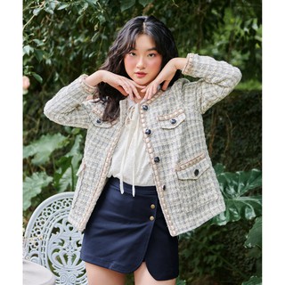 BLEUBIRD Áo khoác dạ tweed COCO TWEED JACKET