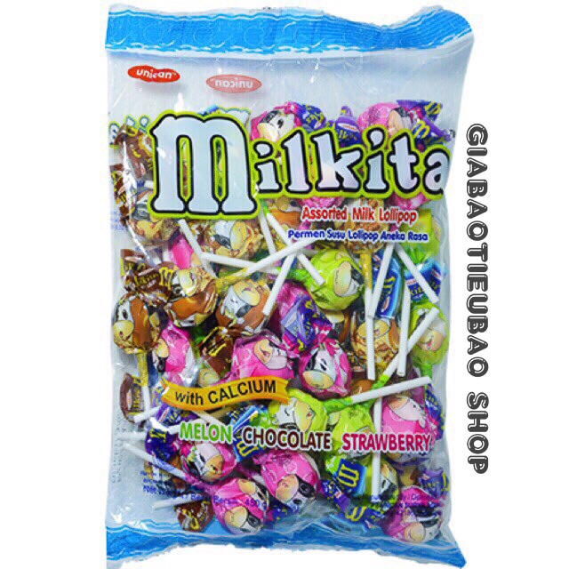 Kẹo Mút Sữa Hỗn Hợp Mikita 450gr