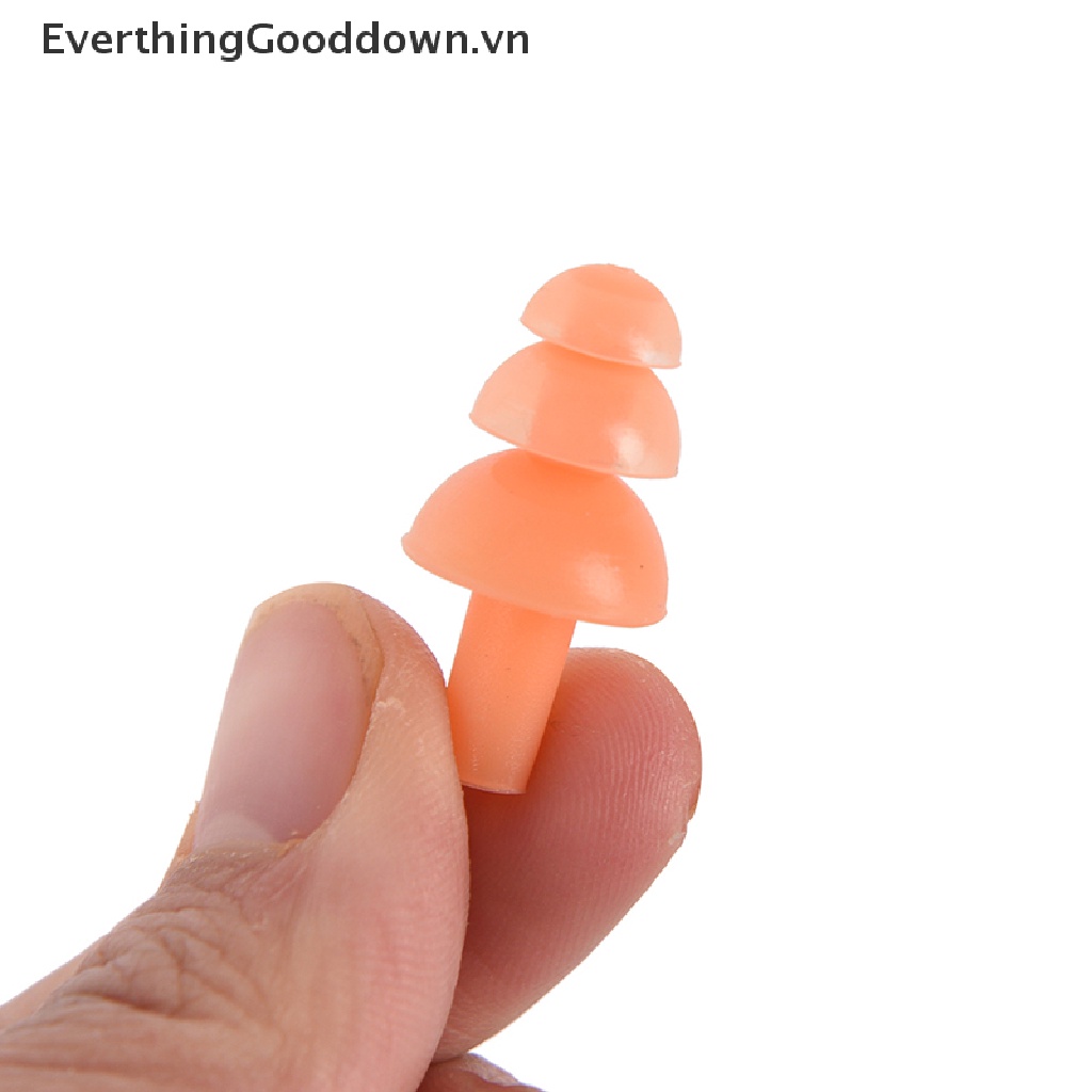 Everthinggood Nút Bịt Tai Bằng Silicon Mềm Chống Ồn Có Thể Tái Sử Dụng Dùng Khi Đi Bơ