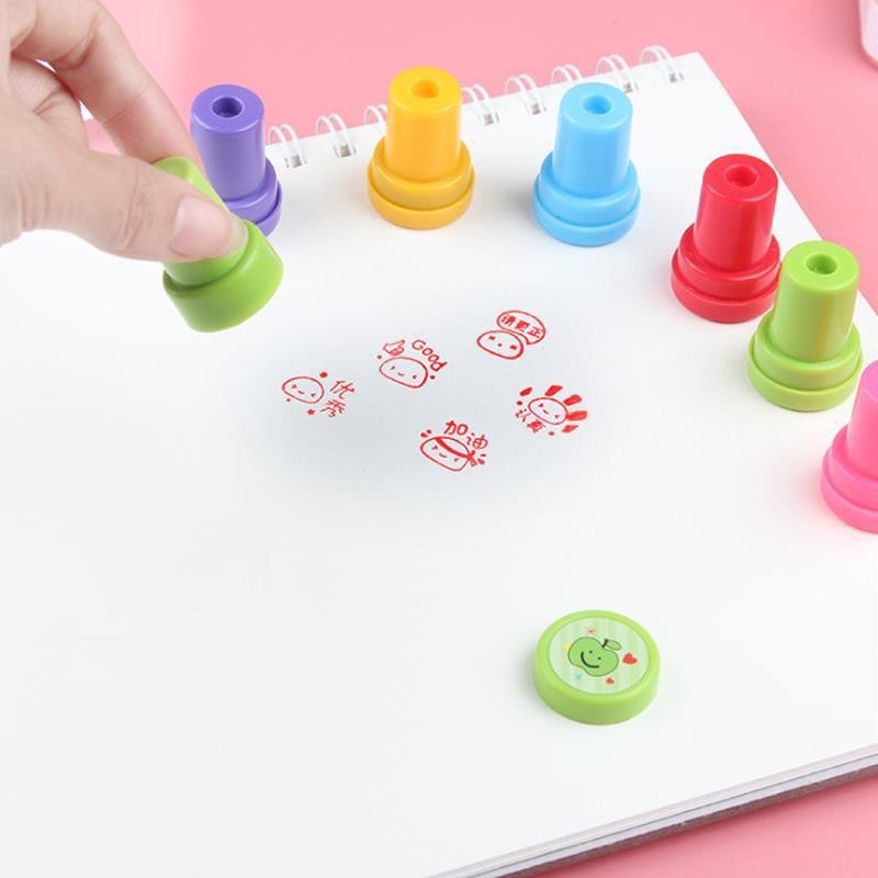 SET 10 CON DẤU NGỘ NGHĨNH ĐÁNG YÊU CHO BÉ THOẢ SỨC SÁNG TẠO