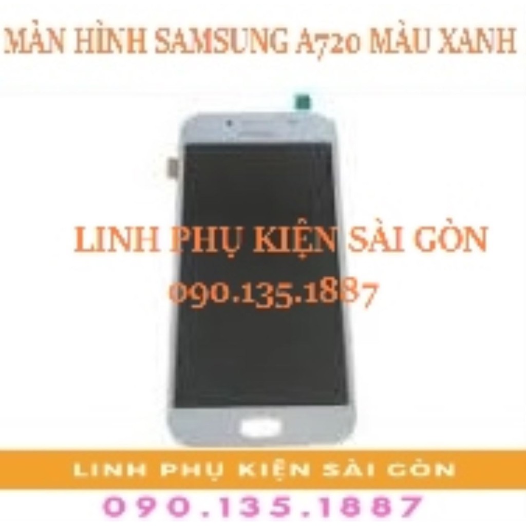 MÀN HÌNH SAMSUNG A720 MÀU XANH