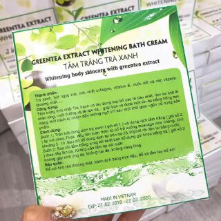 Tắm trắng trà xanh