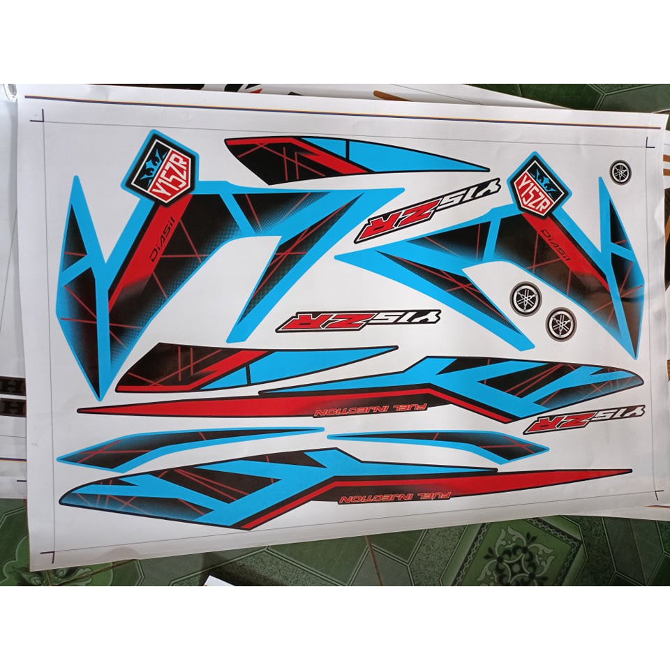 Tem rời ex 150 y15zr xanh ngọc đen