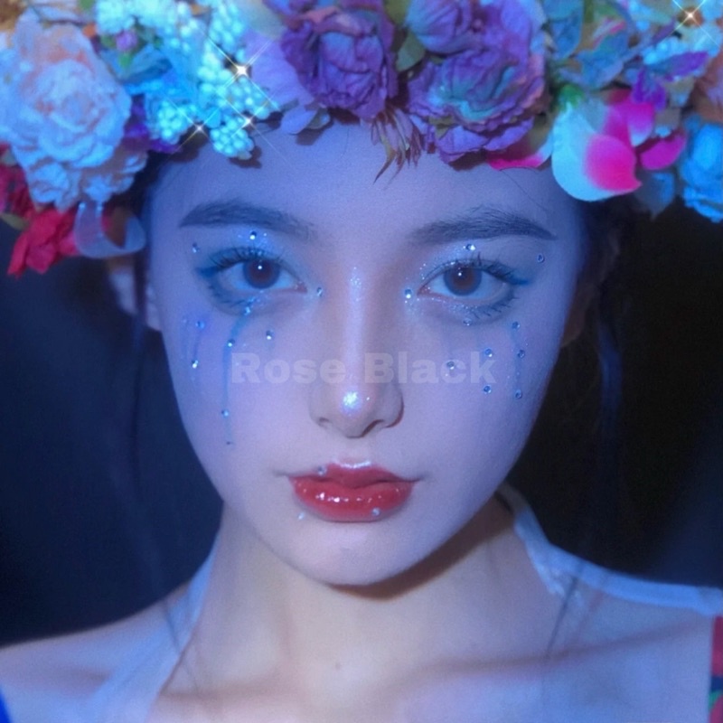 Đá đính mặt lung linh như nữ thần K-Pop ánh AB make up hàn quốc cực xinh mã 11 make up lolita