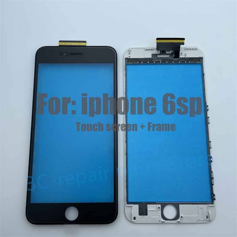 Màn hình cảm ứng mới + Khung viền cho iphone 5 5S 5C 6 6S Plus iphone 7 7plus 8 8plus Bộ số hóa kính phân tán Kính ngoài