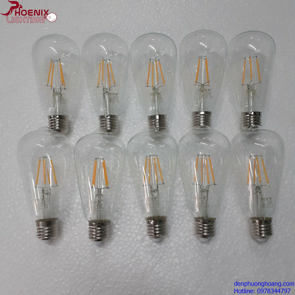 BÓNG EDISON - ST64 - COMBO 10 BÓNG LED EDISON - Đèn Phượng Hoàng | BigBuy360 - bigbuy360.vn
