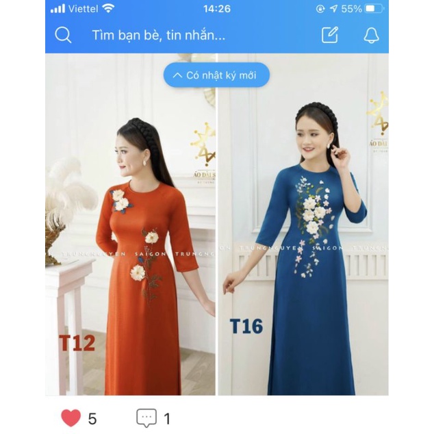 áo dài tây thi kết hoa