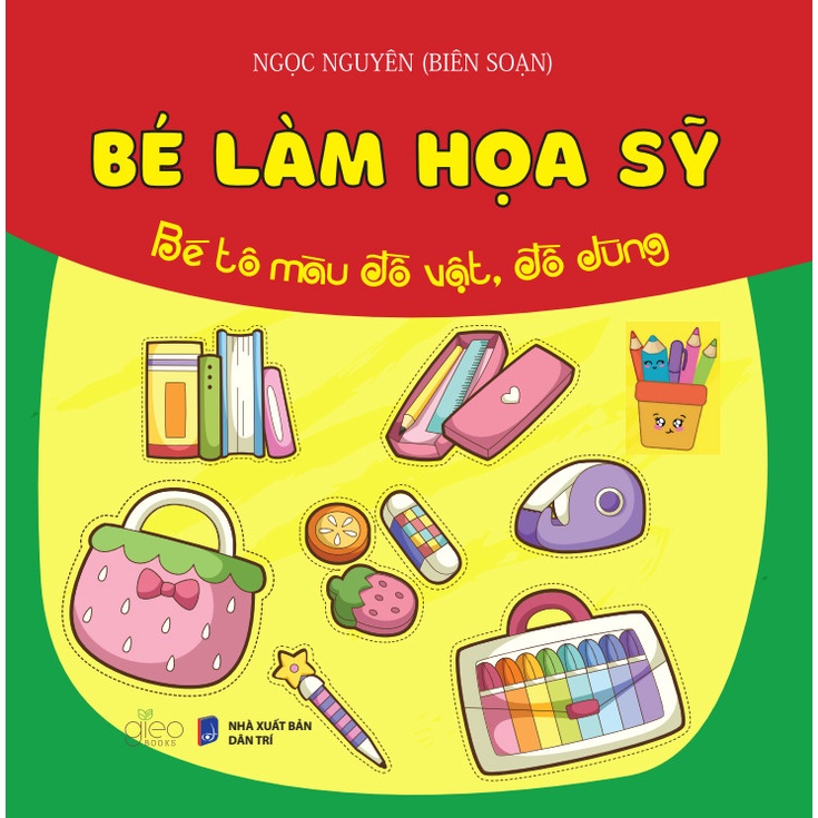 Sách - Trọn Bộ Bé Làm Họa Sĩ  ( 07 Cuốn Sách Tô Màu Cho Bé )