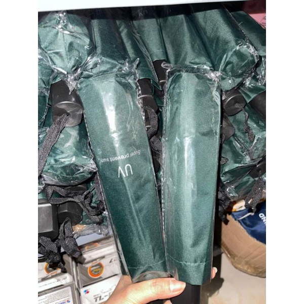 Ô bấm đóng mở gấp gọn phủ lớp chống tia UV 2 lớp, ô dù chống nắng chất lượng cao