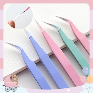 Nhíp gắp sticker đầu cong màu pastel tiện dụng